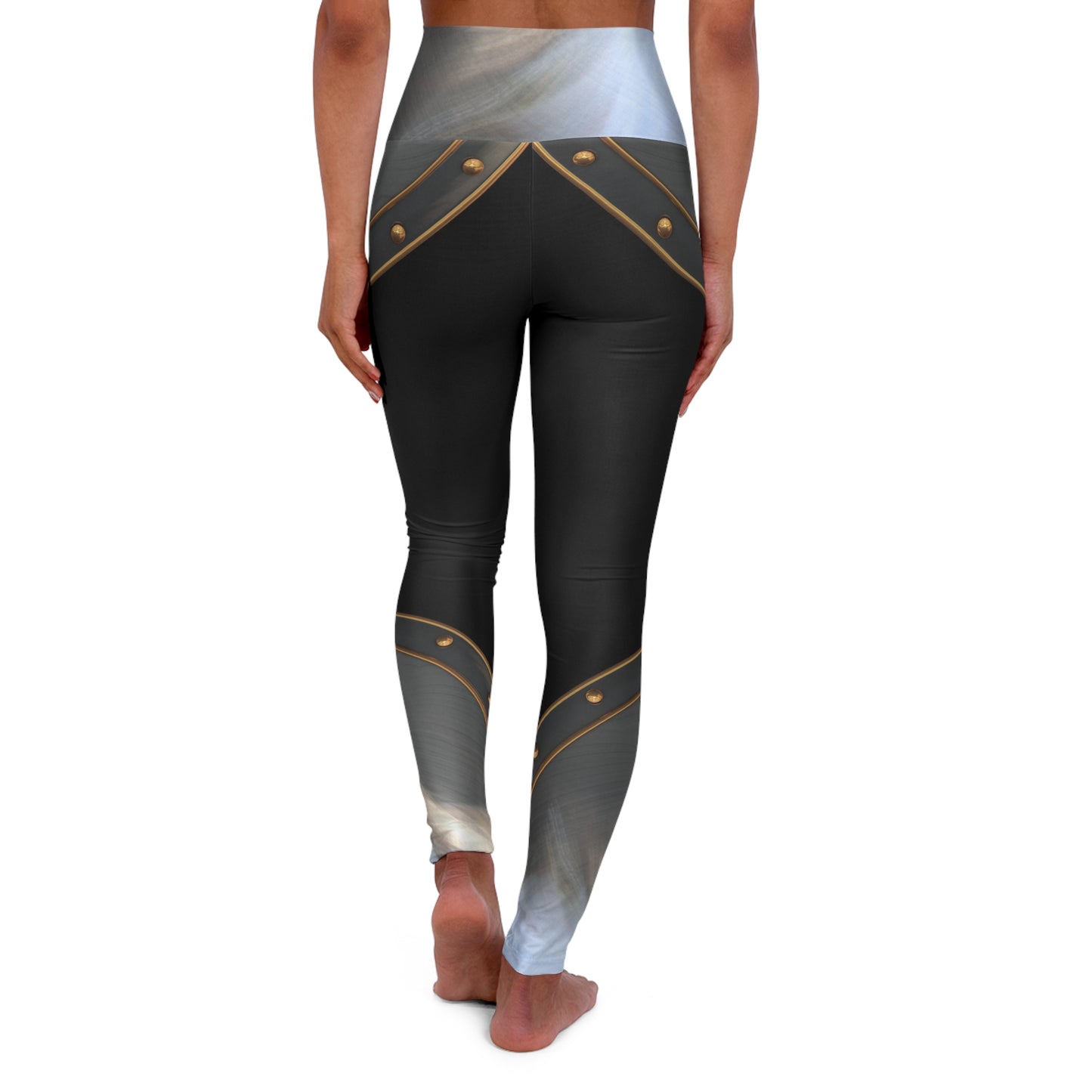 Battle Bound ~High Waisted Yoga Leggings (AOP)
